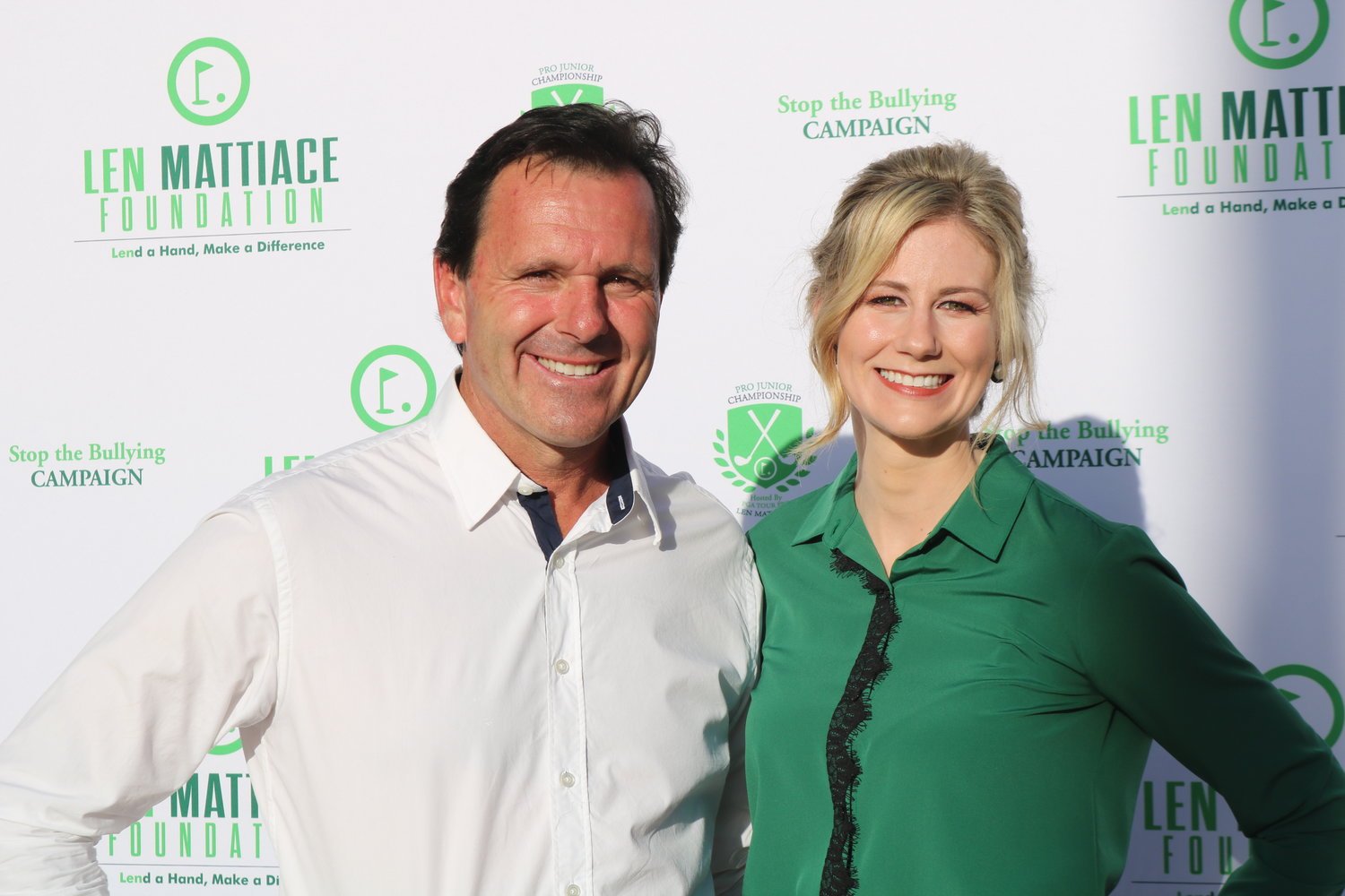 Two-time PGA TOUR winner Len Mattiace and Kaitlyn Chana at the Rolls Royce Players Party on Friday, March 12. The exclusive charity event was designed to benefit kids’ programs through Mattiace’s foundation.